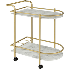 Marbles Furniture Coaster Desiree Cart Trolley Table