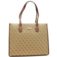 Guess Women Totes & Shopping Bags Guess sb866524 silvana womens 4g logo shoulder bag in lattee