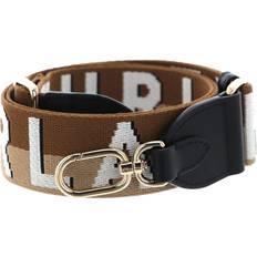 Furla Fiona Shoulder Strap Corda Naturale Brown Webbing Strap With Bicolor Stripes Design Woman