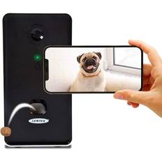 Lentek Smartphone-Controlled Pet Treat Dispenser with Camera, Two-Way Communication, WiFi-Enabled