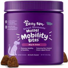 Zesty Paws green lipped mussel bites for dogs 500