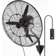 VEVOR Ventilateur Brumisateur Mural 61.6 cm 3 Vitesses 7000 CFM