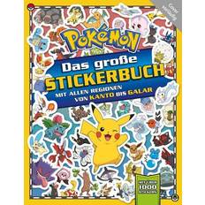 Panini Juegos de Mesa Panini Pokémon: Das große Stickerbuch mit allen Regionen von Kanto bis Galar