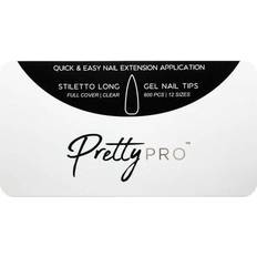 Pro Gelly Tips False Nails Long 600 Pieces