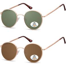 Montana Sunglasses MP85 B Pink Gold G15 Polarized