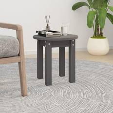 vidaXL grey Solid Wood Pine Coffee Table 35cm