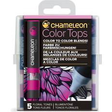 5 Pen Floral tones color tops set
