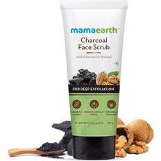 Skincare charcoal face scrub, with charcoal walnut, 100g pack 1