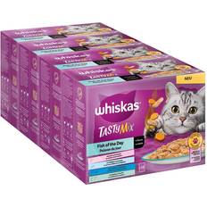 Whiskas fish Whiskas Jumbopack Tasty Mix portionspåsar 96 Fish of the Day Sauce