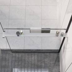 Portasaponi vidaXL silver, 90 Shower