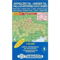 Zelte reduziert Tabacco Wandern 1 25 000 Antholzer Tal Gsieser Tal