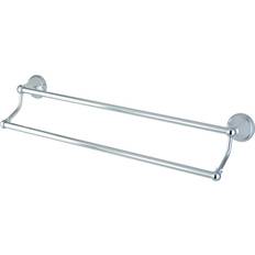 Grey Towel Rails Kingston Brass Governor 24 Dual Towel Bar Polished Chrome