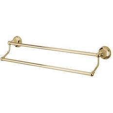 Kingston Brass Metropolitan 24-Inch Dual Towel Bar Polished