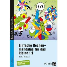 Malbücher Einfache Rechenmandalas für das kleine 1:1