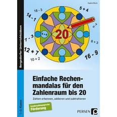 Plastikspielzeug Malbücher Einfache Rechenmandalas für den Zahlenraum bis 20