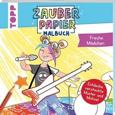 Malbücher Zauberpapier Malbuch Freche Mädchen