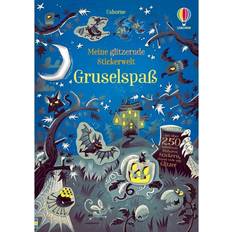 Usborne Meine glitzernde Stickerwelt: Gruselspaß