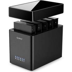 Type c dock Orico 80tb 5 bay 3.5" sata hard drive enclosure usb3.0 type-c hdd dock tool free