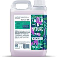 Faith in Nature lavender geranium body wash nourishing