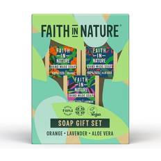 Orange Bar Soaps Faith in Nature Soap Box 3x100g 1set