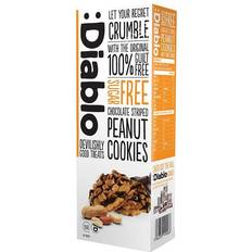 Diablo Biscuits Sans Sucre Sugar Free Chocolate Striped Peanuts, 150 g