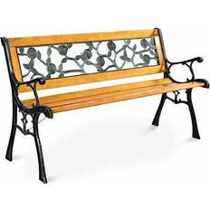 Pink Garden Benches Costway 49-1/2-Inch Patio Garden Bench