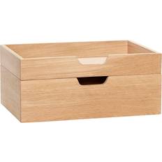 Hübsch Opbevaringsbokse Hübsch Note Storage Box Natural set 2 Opbevaringsboks