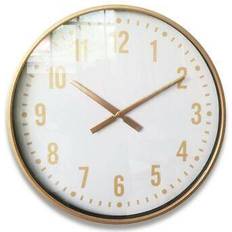 Cristal Relojes Versa Metal Cristal Madera MDF 4.5 x 60 x 60 cm Reloj de pared