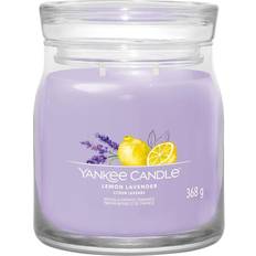 Wax Scented Candles Yankee Candle Lemon Lavender Signature Medium Jar Scented Candle 104g