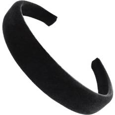 Charcoal Topkids Accessories Velvet Padded Alice Headband Hairband Band