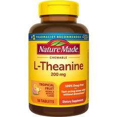 Sleep Amino Acids Nature Made L-Theanine Chewable Tropical Fruit 200