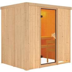 Sauna's Karibu Fanja Sauna Bronzeglas Deur