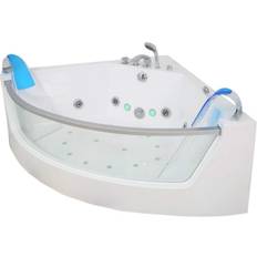 Opblaasbare Jacuzzi's Home Deluxe Whirlpoolbad met Lichttherapie ATLANTIC L 140 x 140 cm