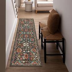 Carpets & Rugs Mohawk Home Norwood Floral Ornamental Gray, Black, Blue