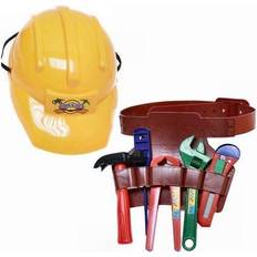 Cheap Toy Tools Pretend Play Construction Helmet with Toolbelt and Toy Tools Children's Toy