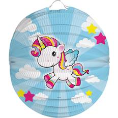 Multikleur Cijferballonnen Folat Lampion Eenhoorn 22cm