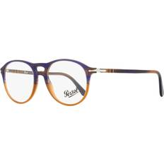 Orange Glasses Persol Aviator PO3202V 1066 Blue Melange/Umber 53mm blue