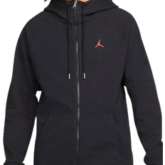 Nike Jordan Essentials Warm-Up Jacket - Black/Gym Red