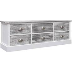 Silver Storage Benches vidaXL Hall Storage Bench 115x40cm