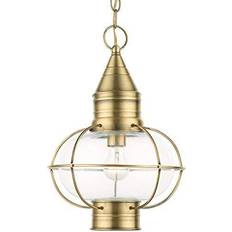 Brass Pendant Lamps Livex Lighting 26906-01 Newburyport Pendant Lamp