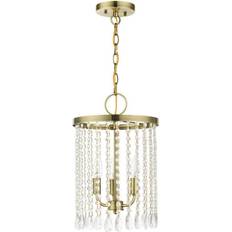 Brass Pendant Lamps Livex Lighting Elizabeth Antique Brass 3 Pendant Lamp