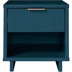 Blue Bedside Tables Manhattan Comfort 1.0 Granville Bedside Table