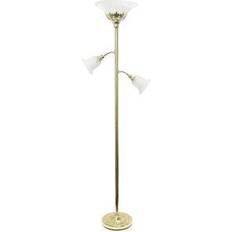 Bronze Floor Lamps & Ground Lighting Elegant Designs 3-Light Floor Lamp 71"