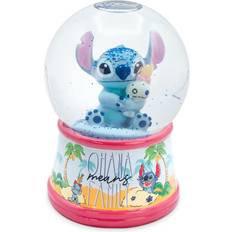 Silver Jordglober Silver Buffalo Disney Lilo & Stitch Ohana Light-Up Snow Globe