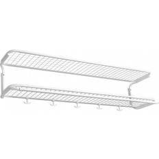 Silver Hat Shelves Essem Design Classic 650 Hat Shelf 120x29cm