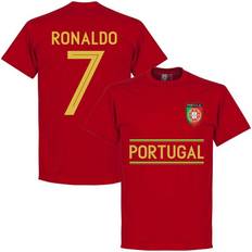 Portugal T-shirts Retake Portugal Team Ronaldo 7 Unisex - Red