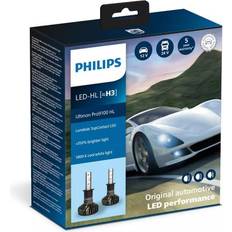 Philips pro9100 Philips Ultinon Pro9100 H3 LED (2 stk.)