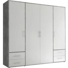 Weiß Möbel Poco Valencia Kleiderschrank 206x195cm