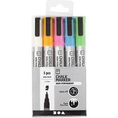 Kridttusch Creativ Company Chalk Markers Bold Colours 5-pack