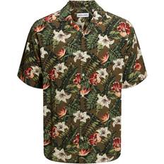 Jack & Jones Short Sleeve Shirt - Green/Olive Night